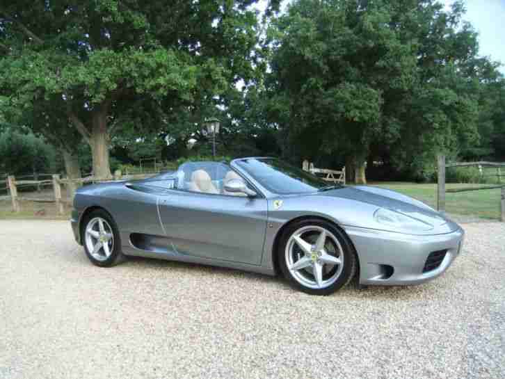 360 3.6 ( 400bhp ) Spider RARE MANUAL