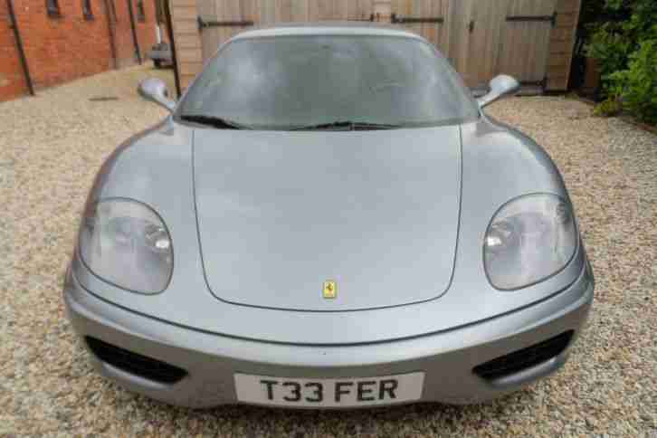 Ferrari 360 F1 Modena Coupe LHD Full Ferrari Service History metallic Grigio Ner