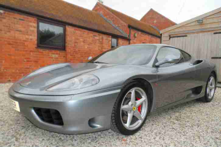Ferrari 360 F1 Modena Coupe LHD Full Ferrari Service History metallic Grigio Ner