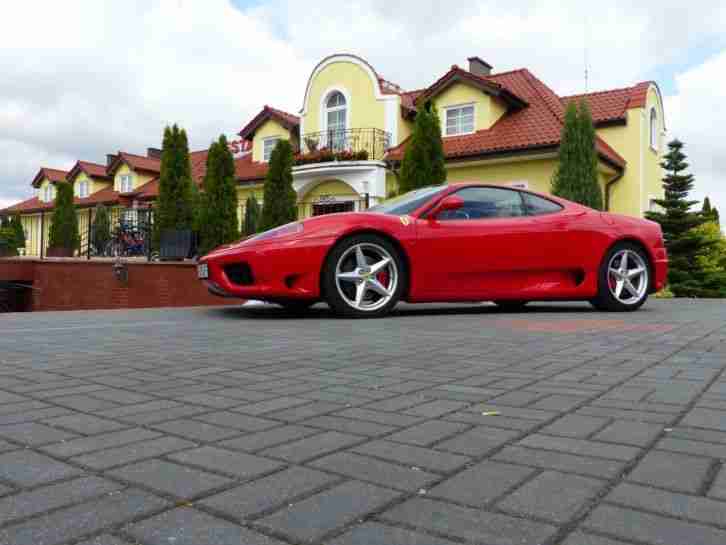 Ferrari 360 F1 coupe Rosso crema full history only 44k miles