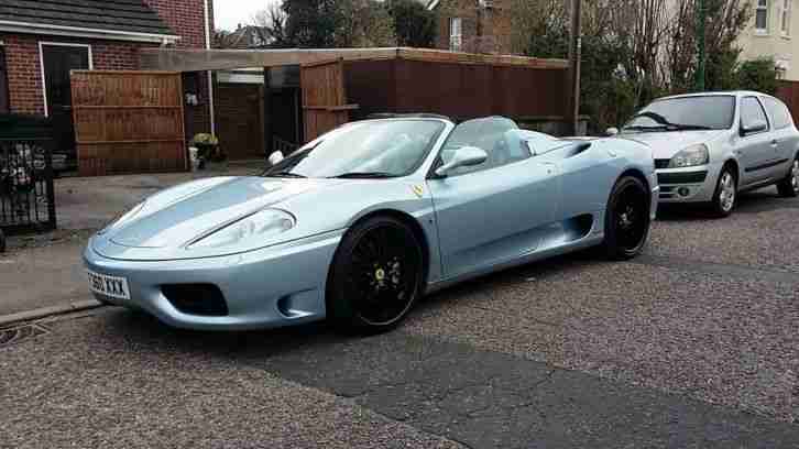 Ferrari 360 Spider F1 2002 Low Miles, Immaculate condition, scud wing shields