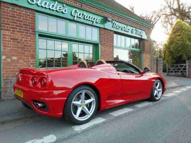 Ferrari 360 Spider Manual RHD Sold More Urgently Required