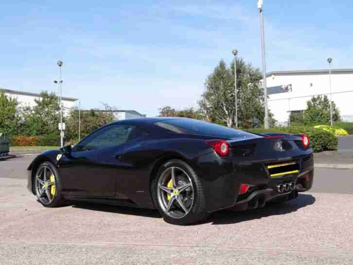 Ferrari 458 Italia - 2012 '12'. 5800miles, Black/Black with Yellow Stitching