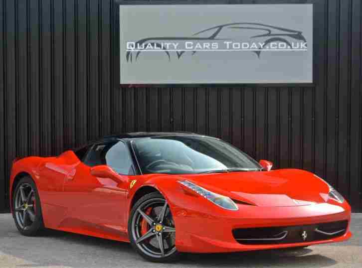 Ferrari 458 Italia Factory Nero Roof + Carbon Race Seats + Carbon Driving Zone