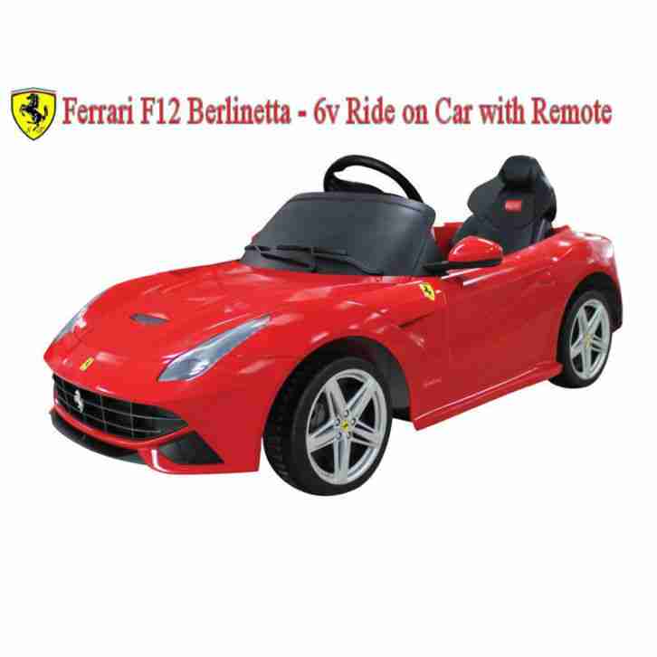 Ferrari F12berlinetta Brand New Ride On Electric Kids Car