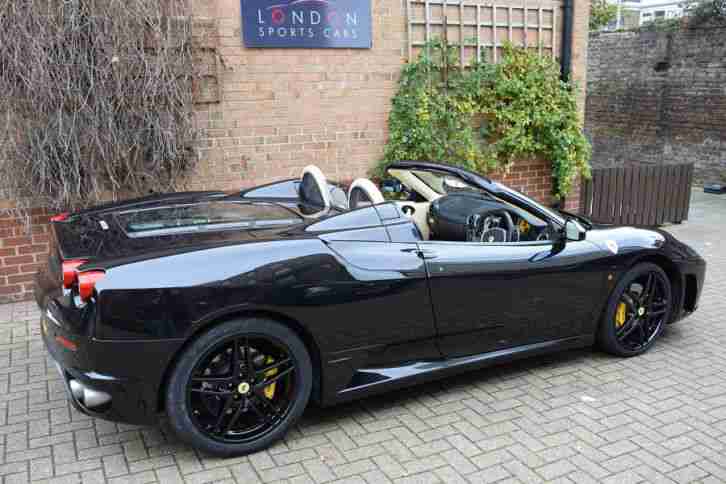 Ferrari F430 4.3 Semi-A F1 Sypder black 2007 57, 21100 miles FSH