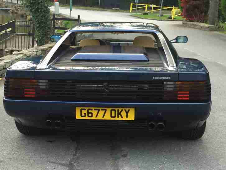 Ferrari Testarossa 1990 14000 miles immaculate example LHD very rare colour