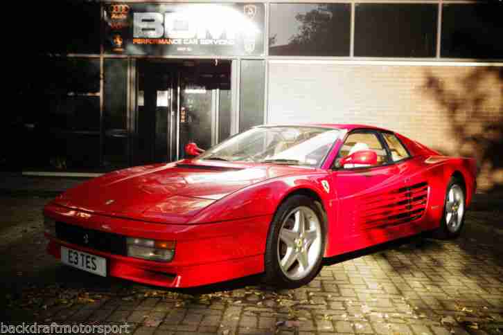 Ferrari Testarossa 5.0 V12 1991 Red with Cream Leather 29,000 miles