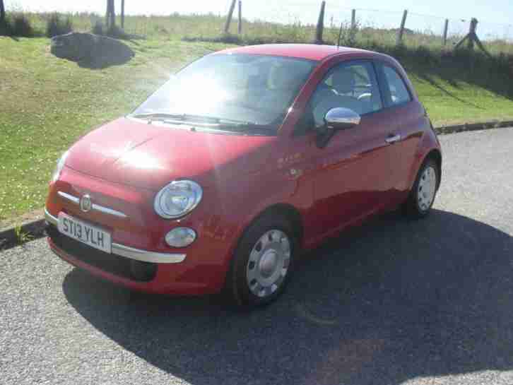 Fiat 500 1.2 ( 69bhp ) ( s s ) POP 2013 MOT 21 6 19 Red FSH £30 Tax 66250Mls