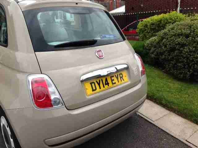 Fiat 500 Colour Therapy Beige Colour 14 Plate FAB condition DY14 EYR Low Mileage