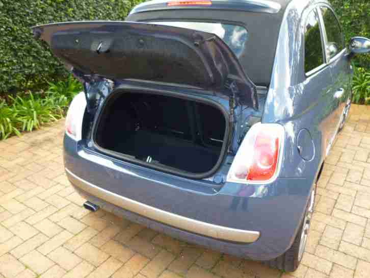 Fiat 500 Convertible by Designer Diesel / Special Edition 2011/Dualogic/Blue