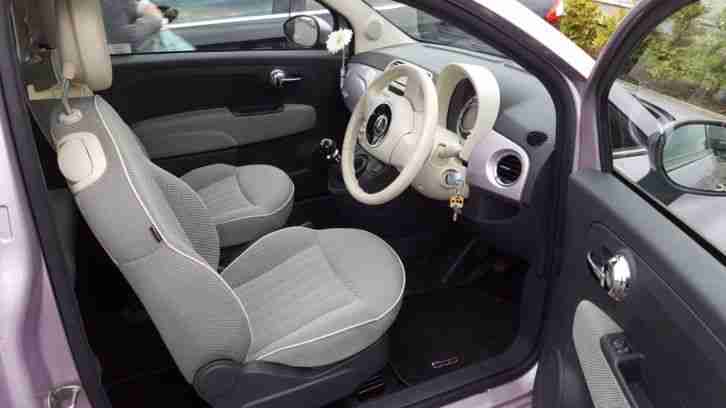 Fiat 500 Lounge rare pink