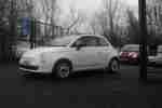 500C 1.2 convertible POP 2010 in white