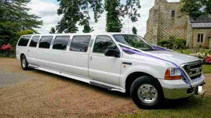Ford Excursion 140" Stretch Limousine, Hummer Limo, 13 Passengers coif limo