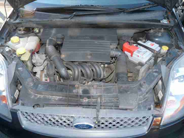 Ford Fiesta Style Climate 56 plate 1.4 petrol Black 5door new MOT no advisories!