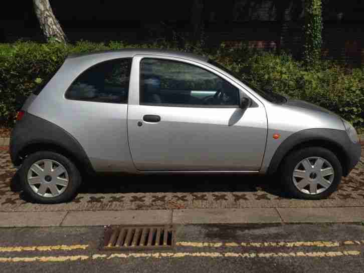 Ford KA, silver 3 door hatchback, 2004, low mileage, one prior owner
