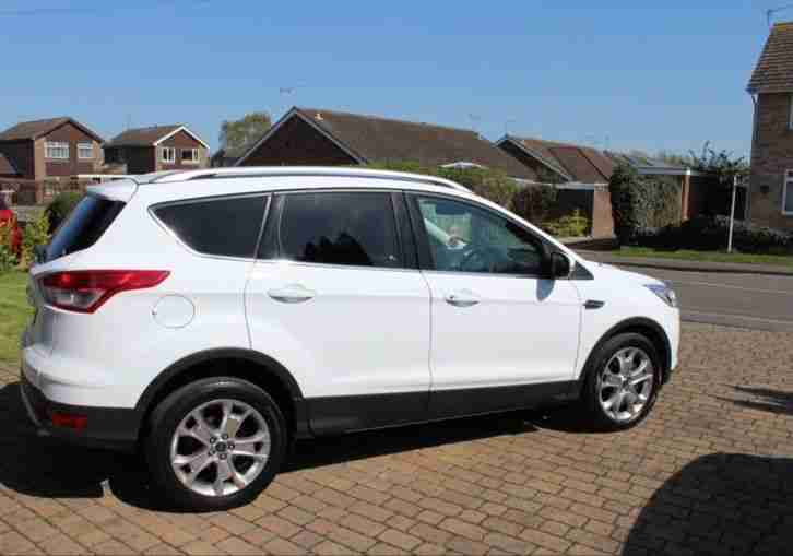 Ford KUGA 2.0 Tdci Titanium 5dr White w FSH 2014