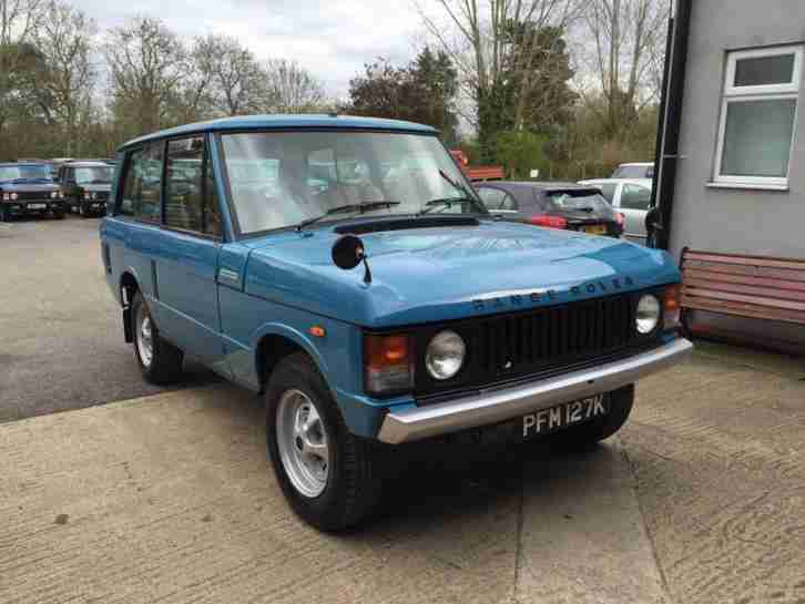 Fully Restored by Kingsley Cars Early RANGE ROVER 2 Door SUFFIX A Tuscan Blue