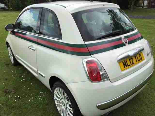 GUCCI FIAT 500 2012 ONLY 14,200 miles FSH EXCELLENT COND PRICED TO SELL BARGAIN