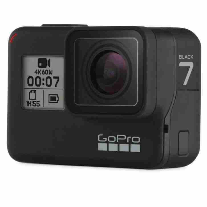 GoPro HERO7 Black Waterproof Action Camera 4K HD 12MP - Certified Refurbished