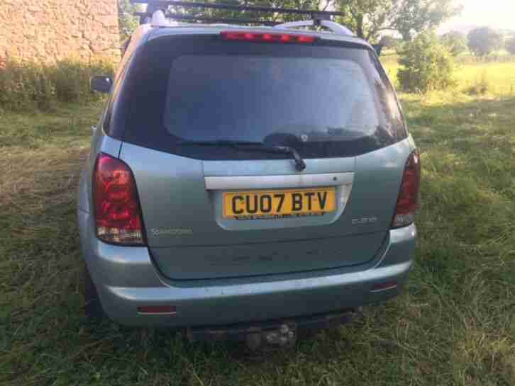 Green 07 Ssangyong Rexton E 2.9 SPARES OR REPAIR AS NO MOT