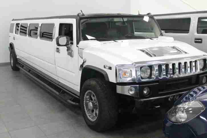 H2 Hummer Limousine in White