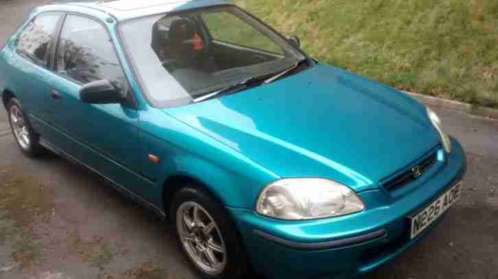 HONDA CIVIC 1.4I GREEN 1996 2 DOOR COUPE RARE !!