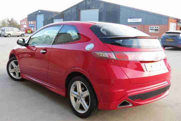 HONDA CIVIC 1.8 I-VTEC TYPE S GT 3 DOOR 2011/11 RED