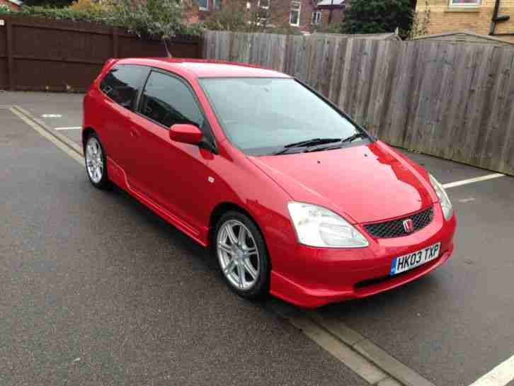 HONDA CIVIC TYPE R EP3!! 03/03 PLATE!! RED!! 12 MONTHS MOT & FSH!! LOOK!!