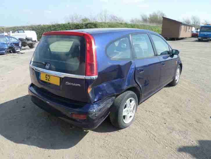 HONDA STREAM SE SPORT AUTO 7 SEATER 2002 DAMAGED SALAVGE REPAIRABLE