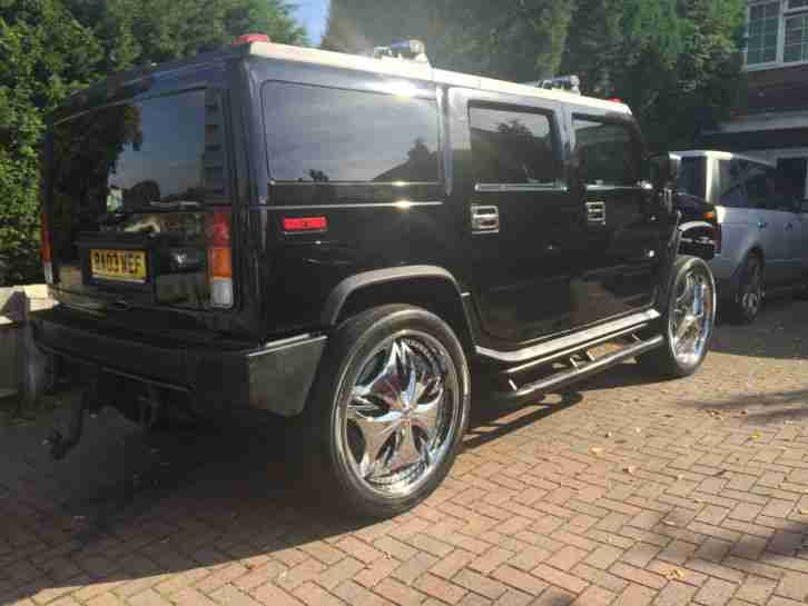 HUMMER H2 BLACK 2003