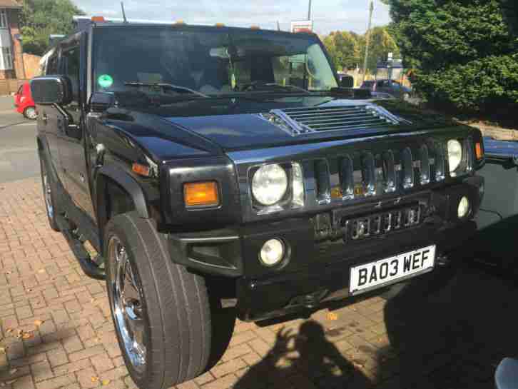 HUMMER H2 BLACK 2003