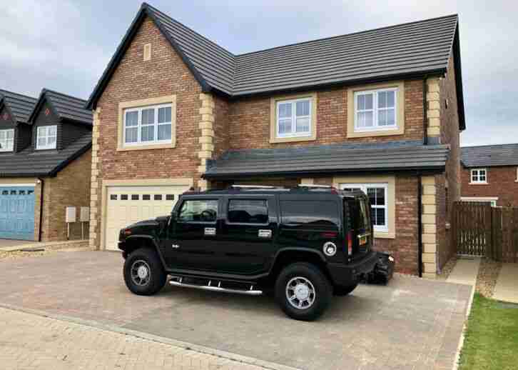 HUMMER H2 - Black - 48K Miles Supercharged LHD MOT Oct - Tax £265 per year - US