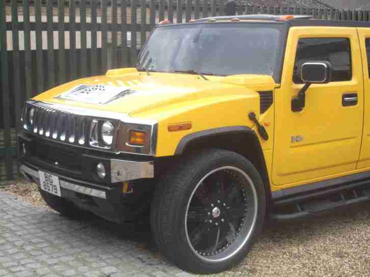 HUMMER H2 IN BAD BOY YELLOW