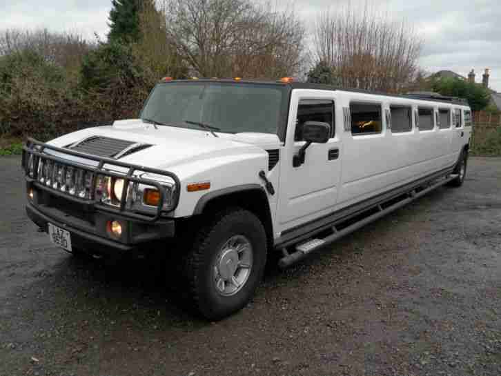 HUMMER H2 LIMO AMERICAN STRETCH LIMOUSINE 200" IDEAL EXPORT