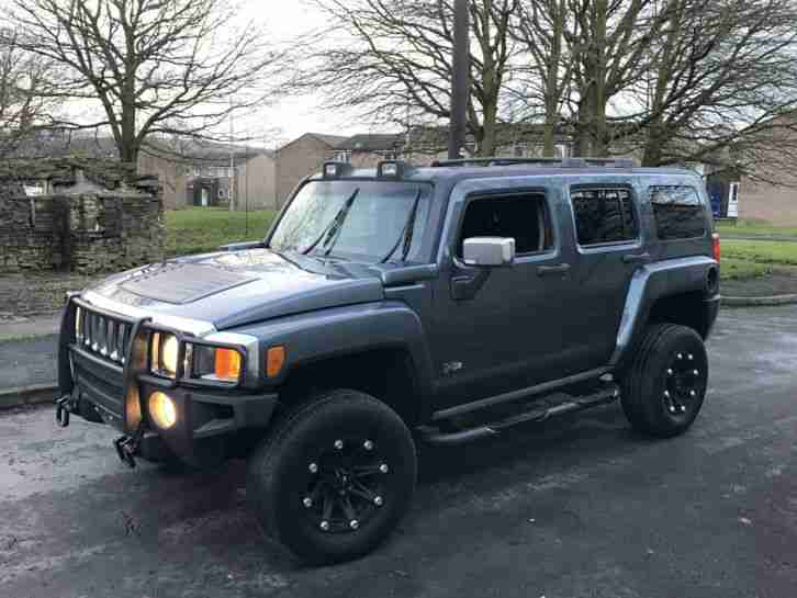 HUMMER H3 3.7 AUTO GREY MODIFIED LHD CUSTOM IMMACULATE RUST FREE FRESH IMPORT