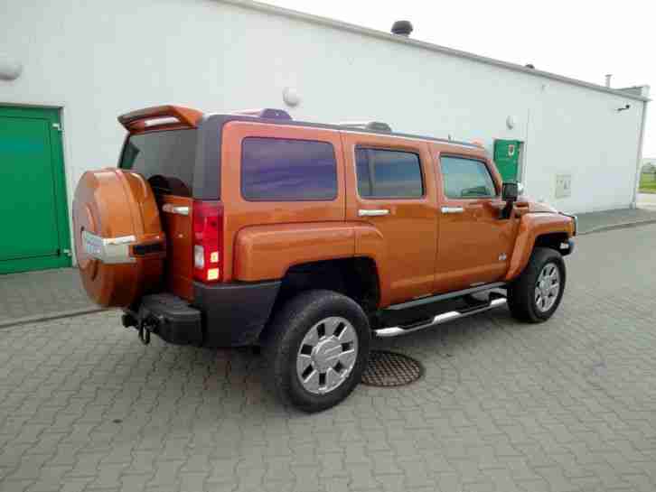 HUMMER H3 - LHD - THE MOST BEAUTIFUL H3 IN EUROPE - ORANGE METALIC / CREAM