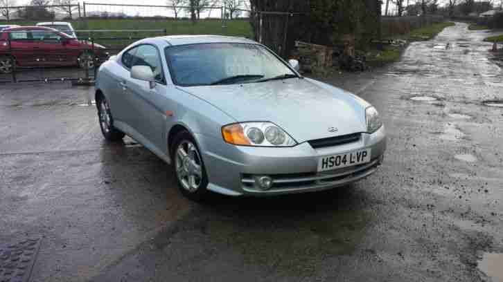 HYUNDAI 2.0 COUPE SE SILVER 3 DOOR 5SPEED FULL M O T 04 REG CHEAP CAR @ £895