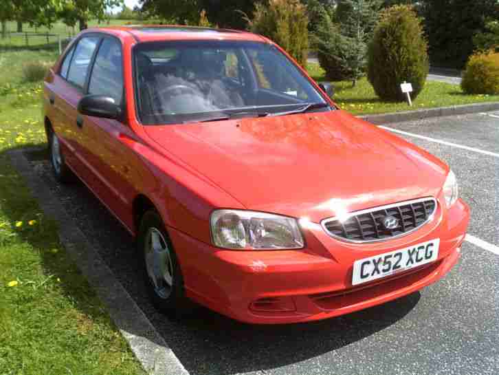 HYUNDAI ACCENT 2003 5 DOOR HATCH BACK IN SUPER CONDITION FOR ITS AGE