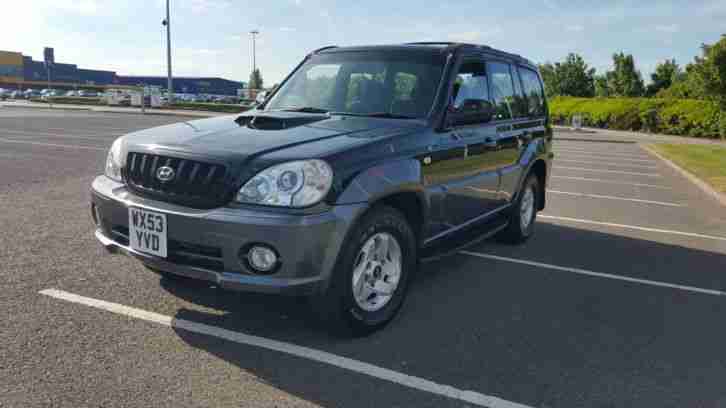 HYUNDAI TERRACAN 2.9 CRTD, ALLOYS, BLACK / GREY, FULL LEATHER, 4X4 12 MONTHS MOT