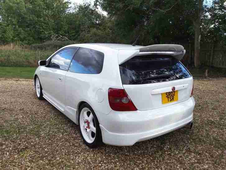 Honda civic type s white