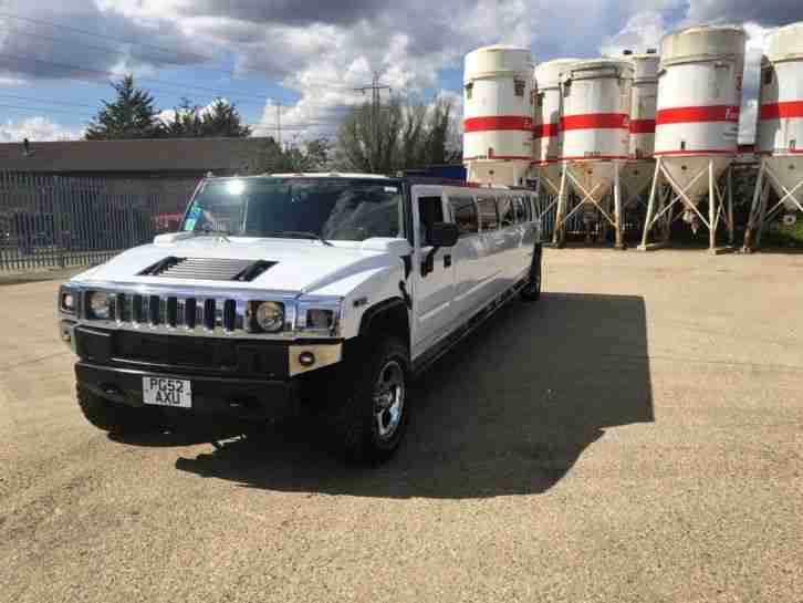 Hummer H2 Limo Limousine COIF PSV H3 Party Bus 16 Seater