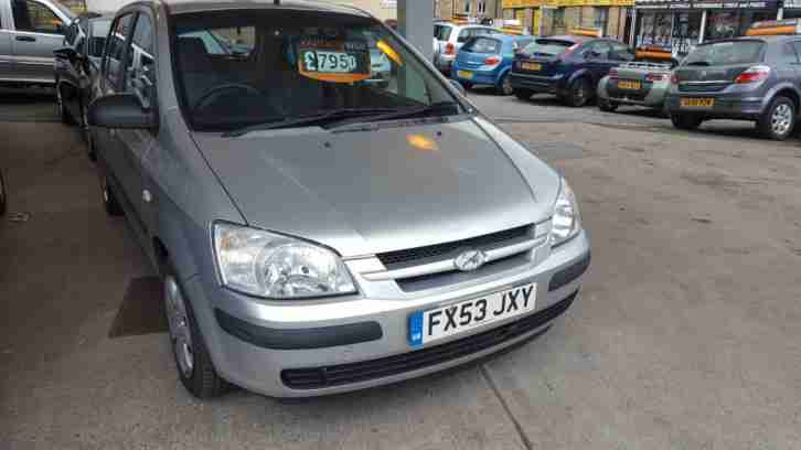 Hyundai Getz 1.1 GSi 5 DOOR 2003 53 REG 5 MONTHS MOT