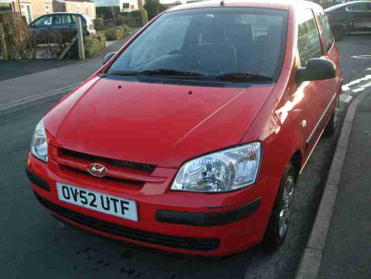 Hyundai Getz 1.1 red 2003