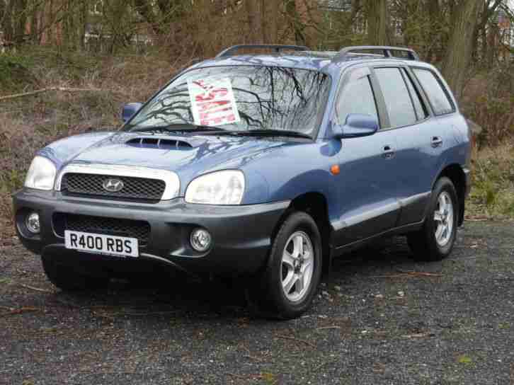 Hyundai Santa Fe 2.0TD auto .diesel,auto,91000 miles,blue