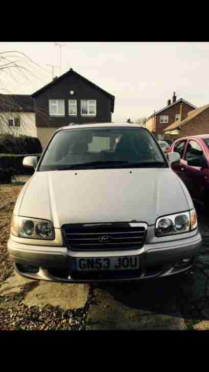 Hyundai Trajet. Hyundai car from United Kingdom