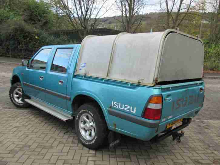 ISUZU 4 DOOR DOUBLE CAB 4X4 2.8TD PICKUP, 12 MONTHS MOT, GREAT WORKHORSE