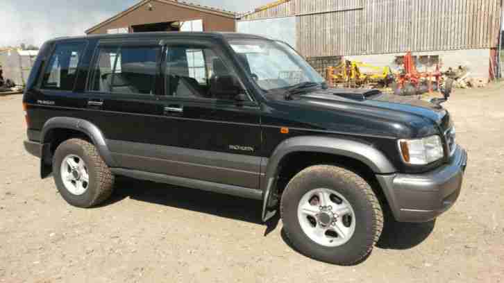ISUZU BIGHORN 7 SEATER ESTATE 4x4 1999 3LTR DIESEL BOX TRAILER CAR TRANSPORTER
