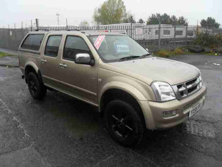 ISUZU RODEO 3.0 DENVER DIESEL 4X4 AUTO DOUBLE CAB &pound;49 PER WEEK