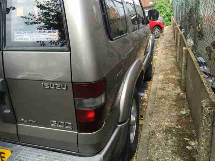 ISUZU TROOPER DUTY DT SPARES OR REPAIR